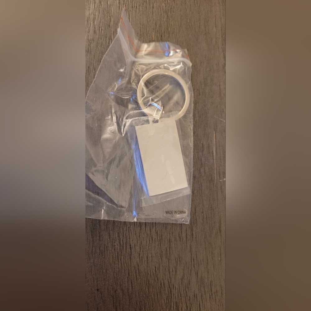 RL White Keychain - Picture 2 of 2